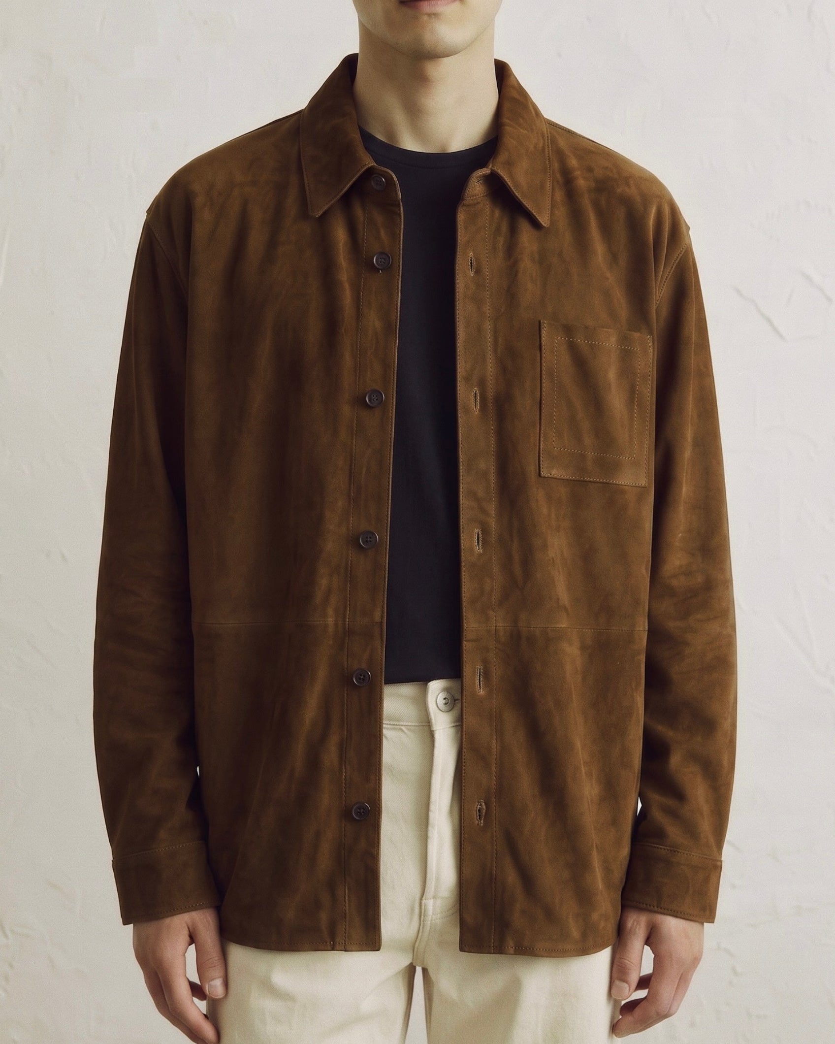 Suede Overshirt