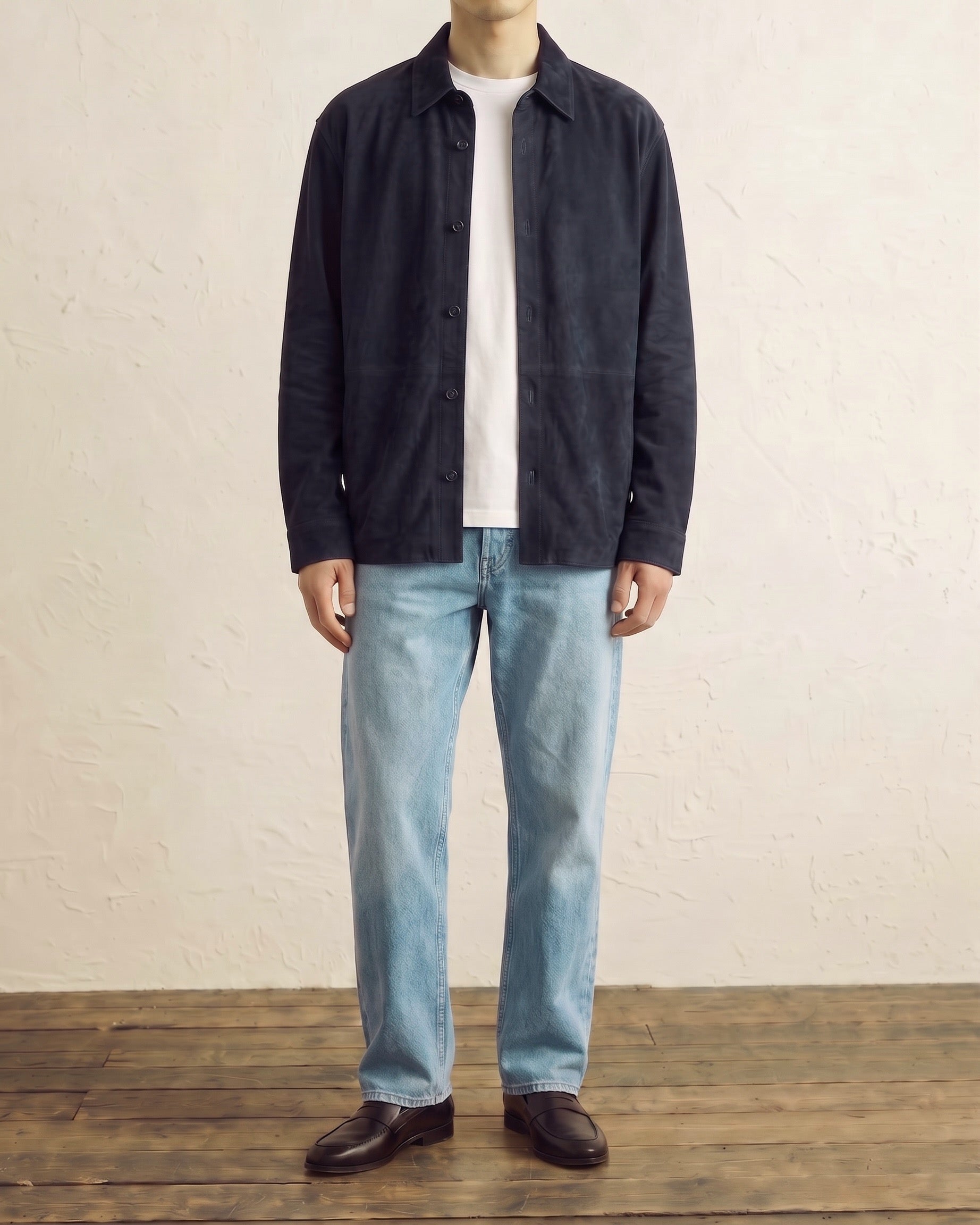 Suede Overshirt