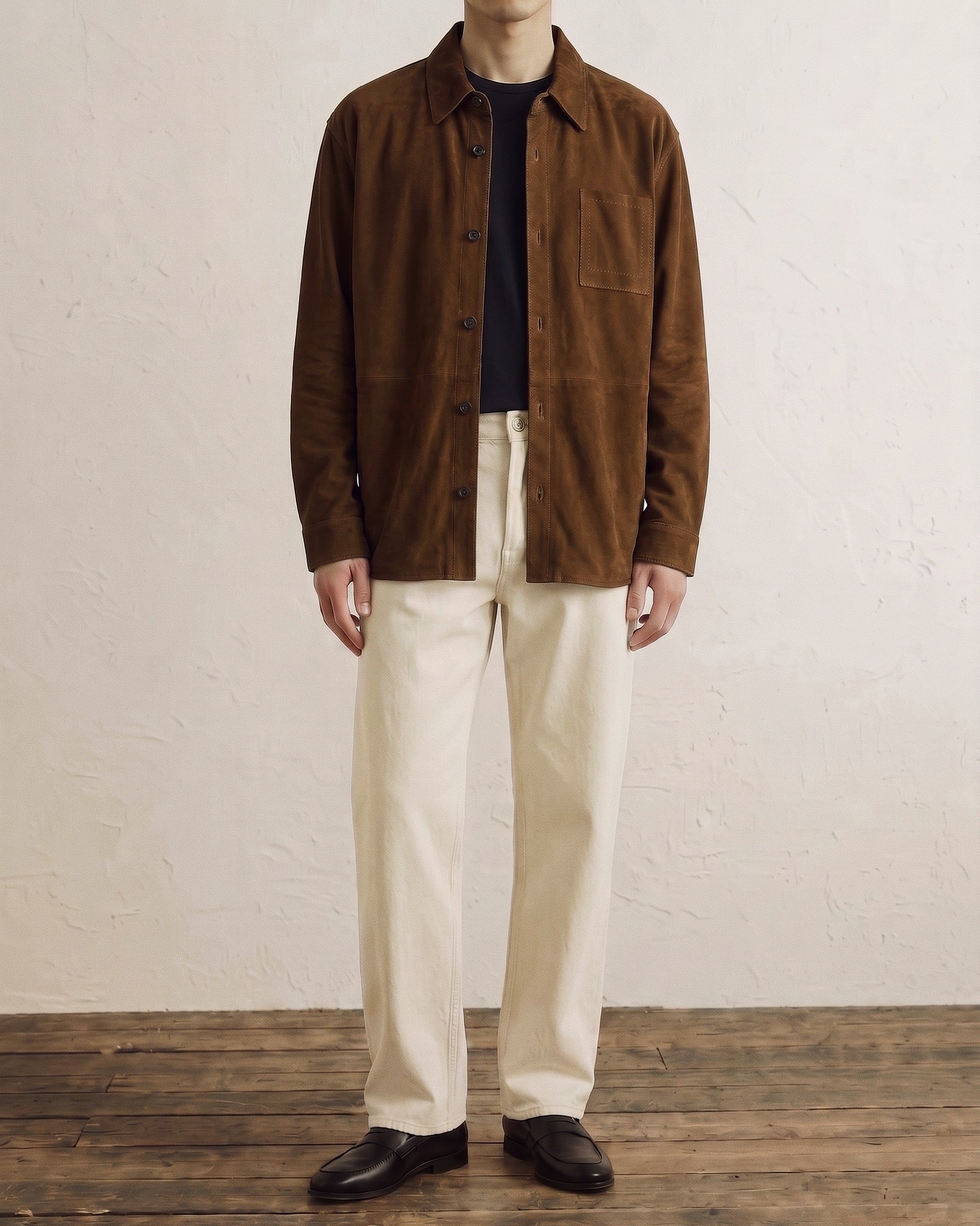 Suede Overshirt