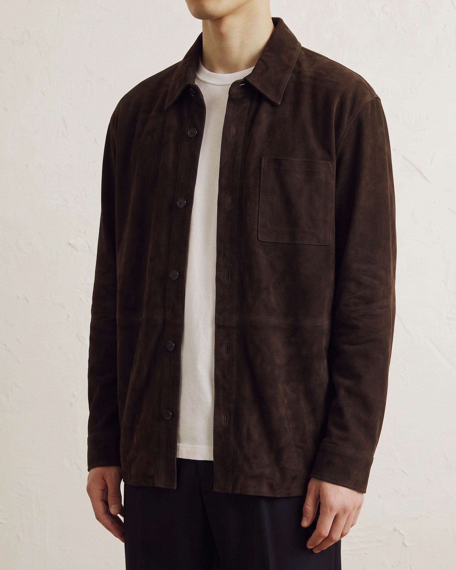 Suede Overshirt