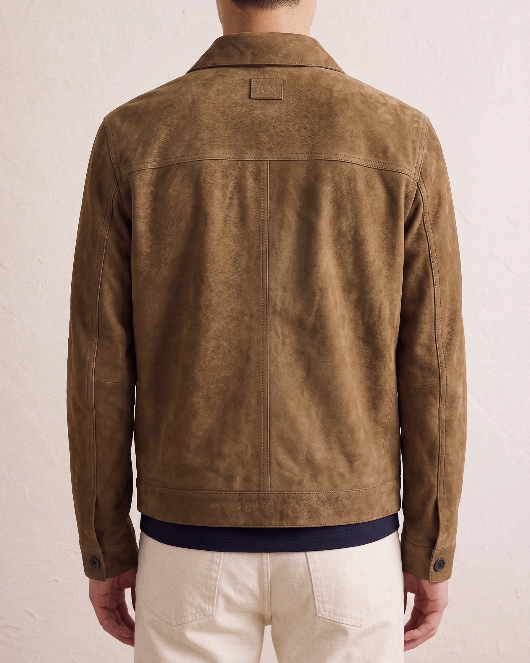 Nubuck Raw Trucker