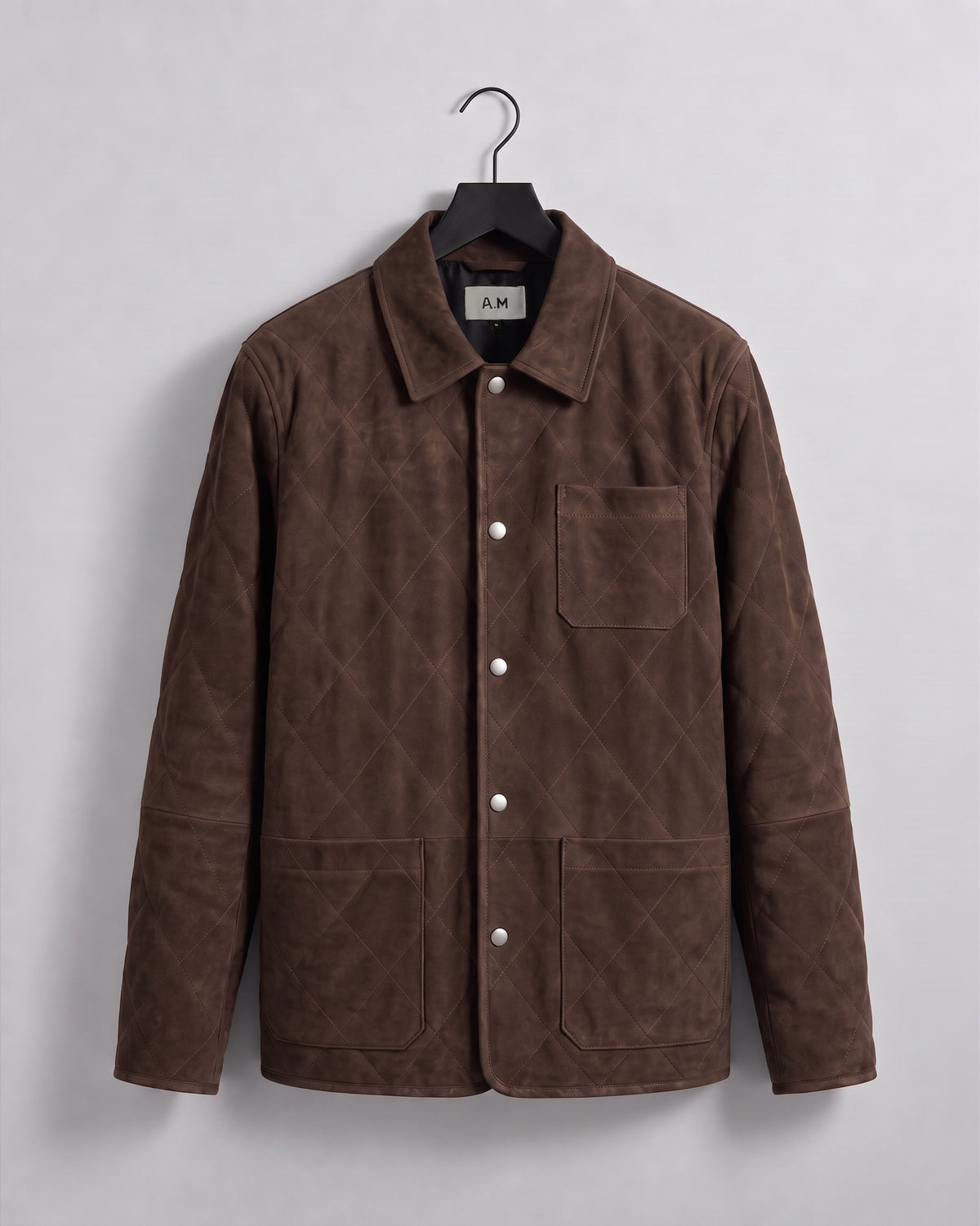 Suede Quilted Hunter Jacket