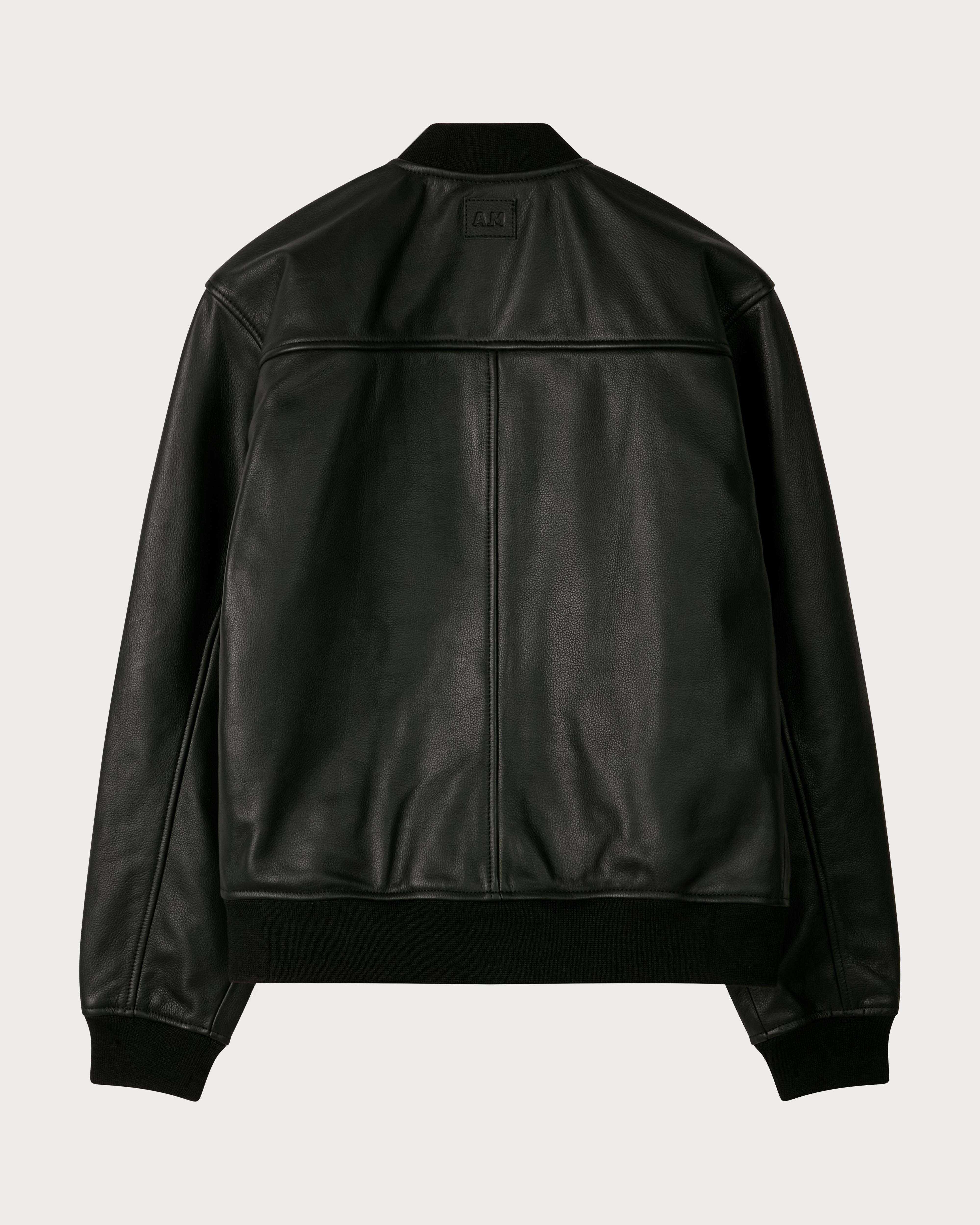 Leather Tailored Bomber