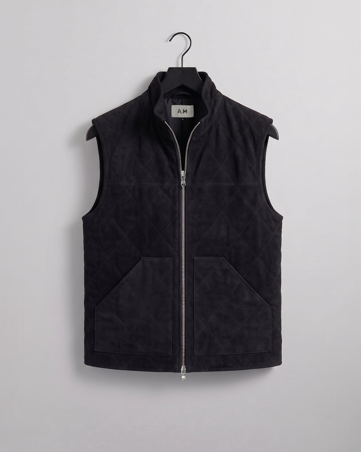 Suede Quilted Gilet