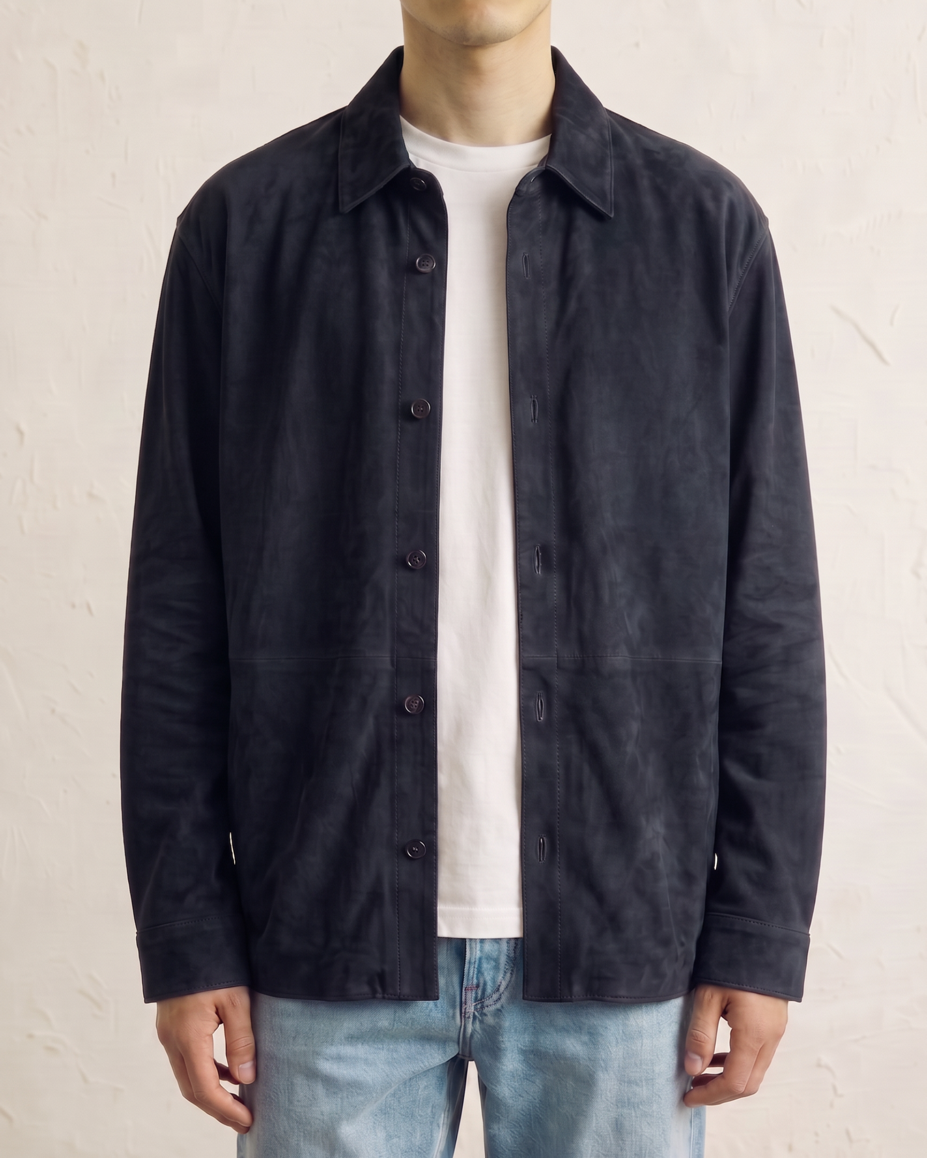 Suede Overshirt